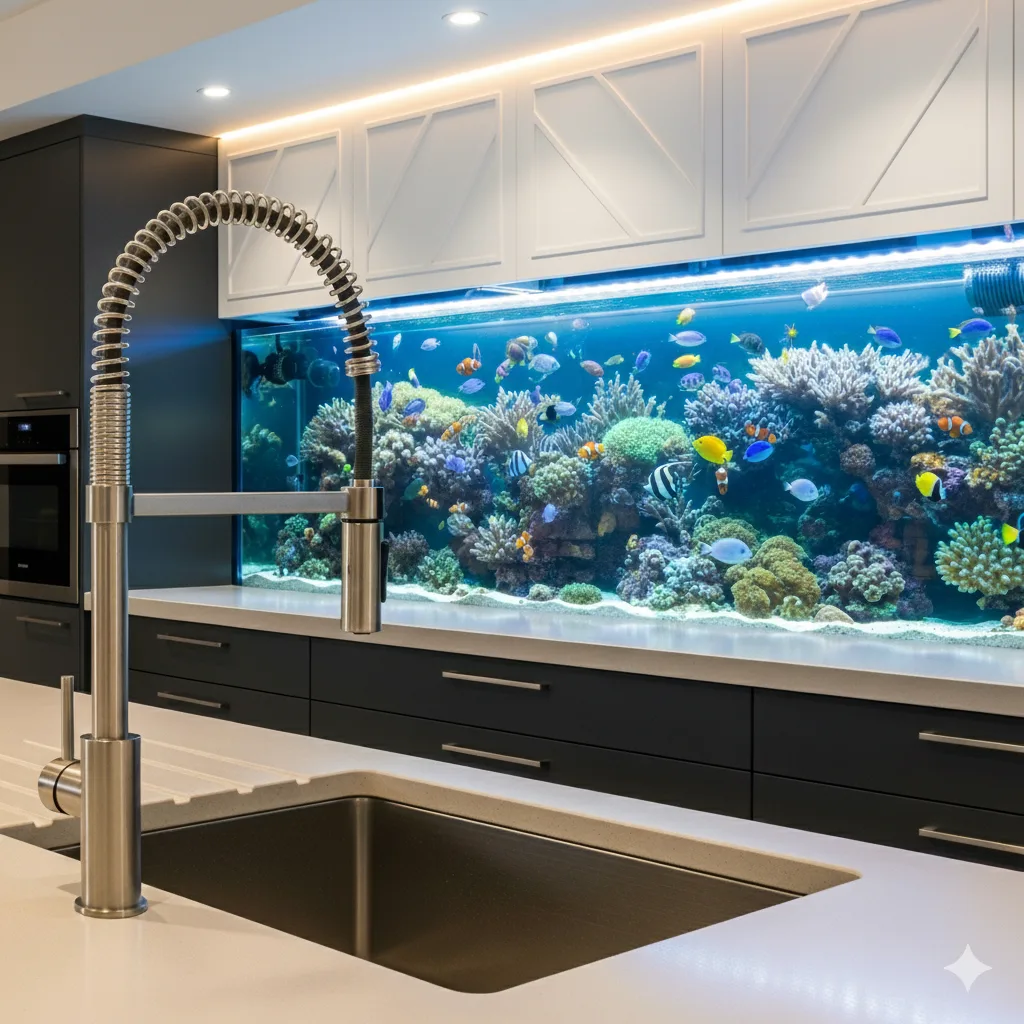 How to Use an Aquarium Backsplash for Maximum Visual Impact
