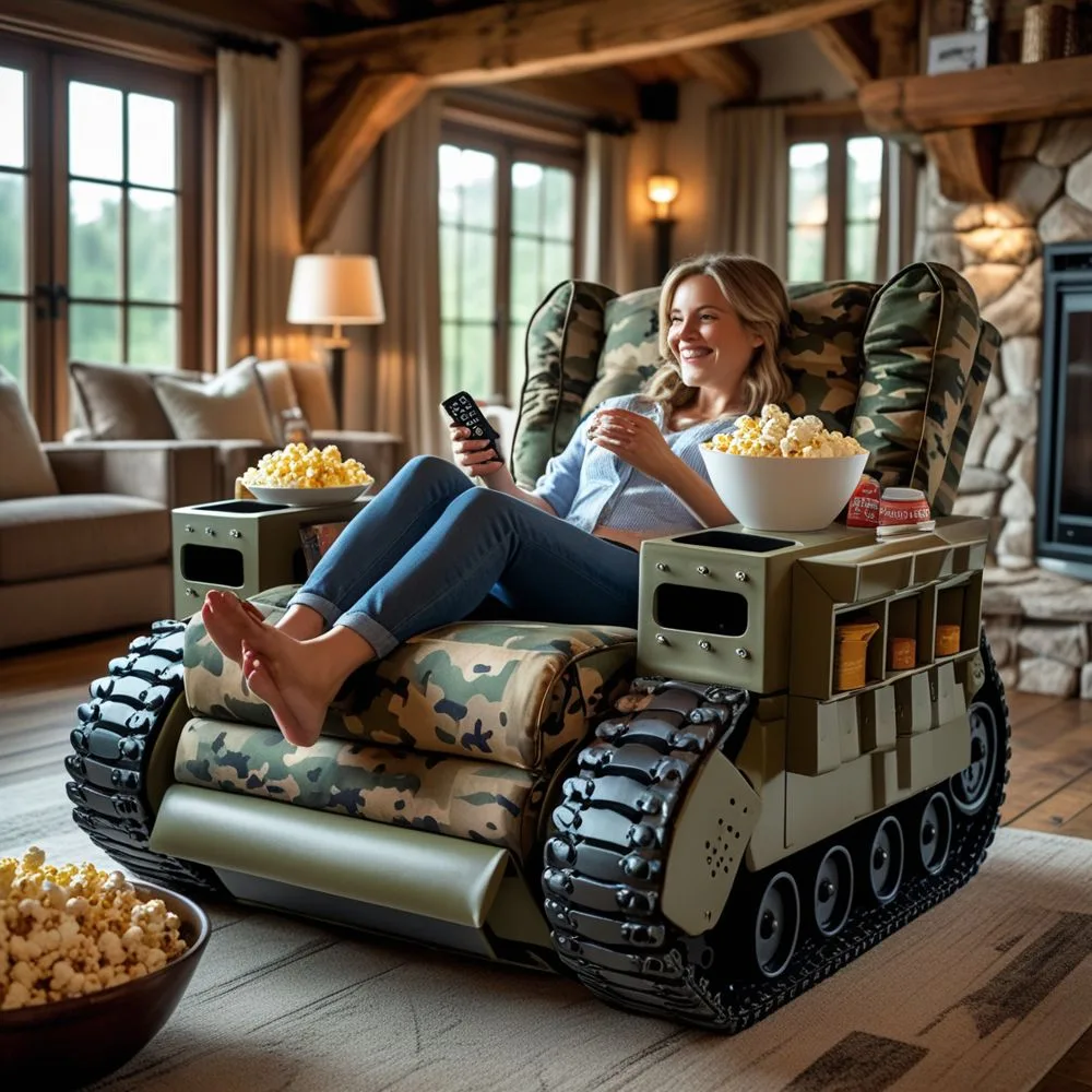 Tank Recliners: Armored Comfort Meets Bold Design