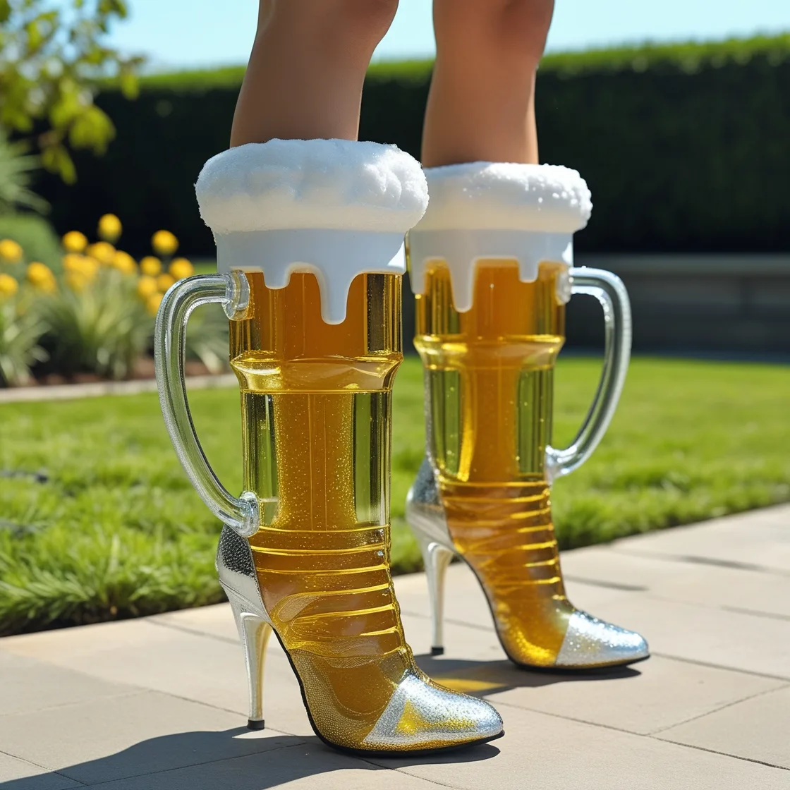 Beer Mug Heels: The Ultimate Party Footwear Trend