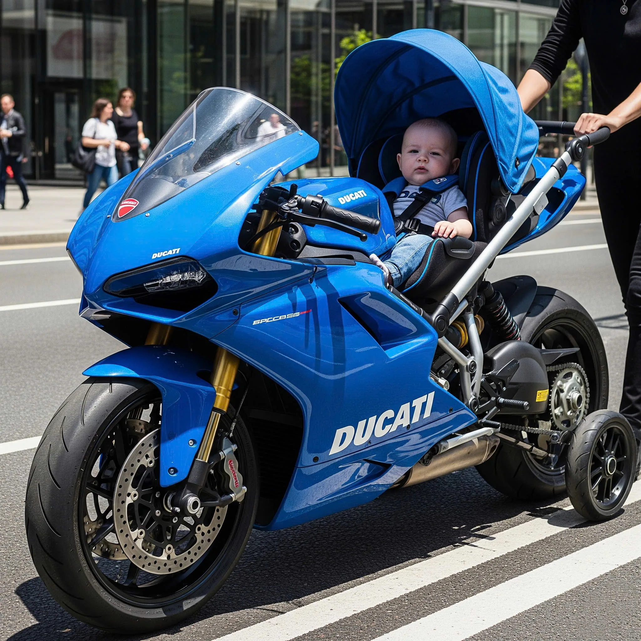 Experience and Comfort - Riding with Luxury in the Ducati Stroller