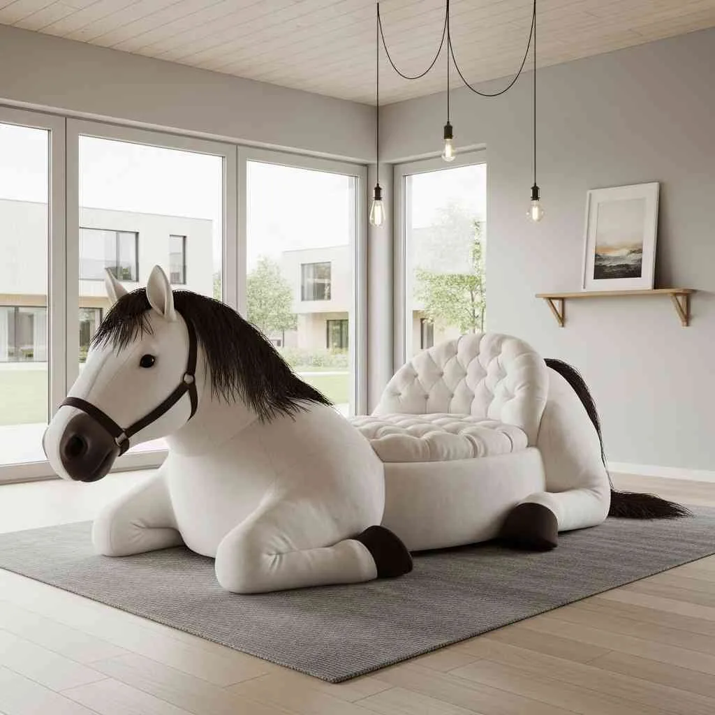 Discover Comfort and Style with the Giant Horse Lounger - The Ultimate Relaxation Piece