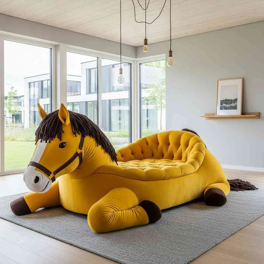 Examples of How to Style and Decorate with a Giant Horse Lounger