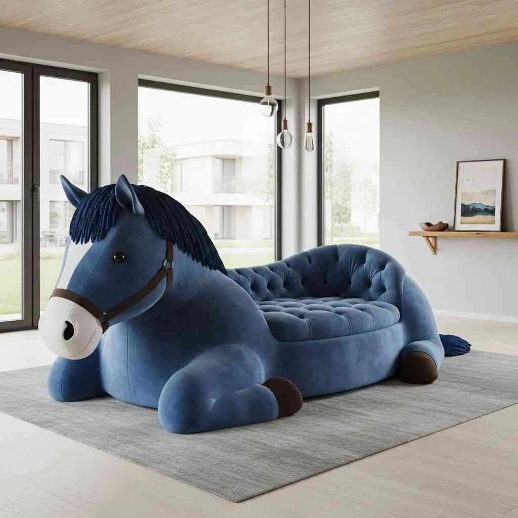 Examples of How to Style and Decorate with a Giant Horse Lounger