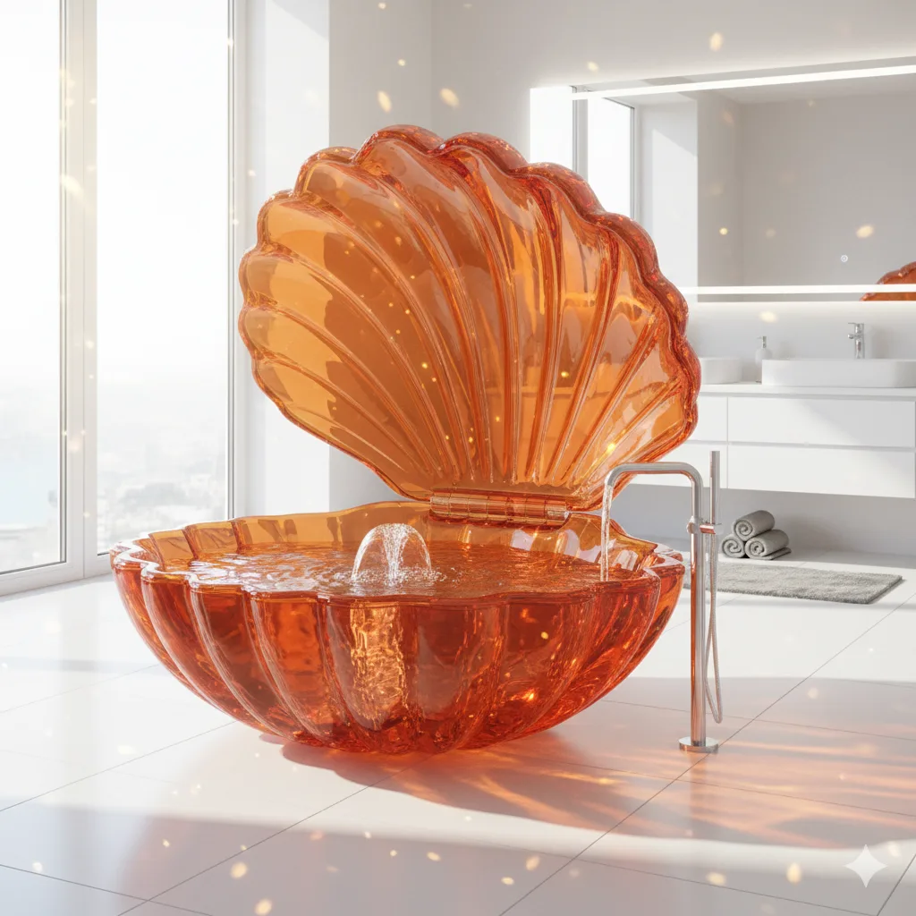 The Art and Functionality of Glass Sea Creature Bathtubs