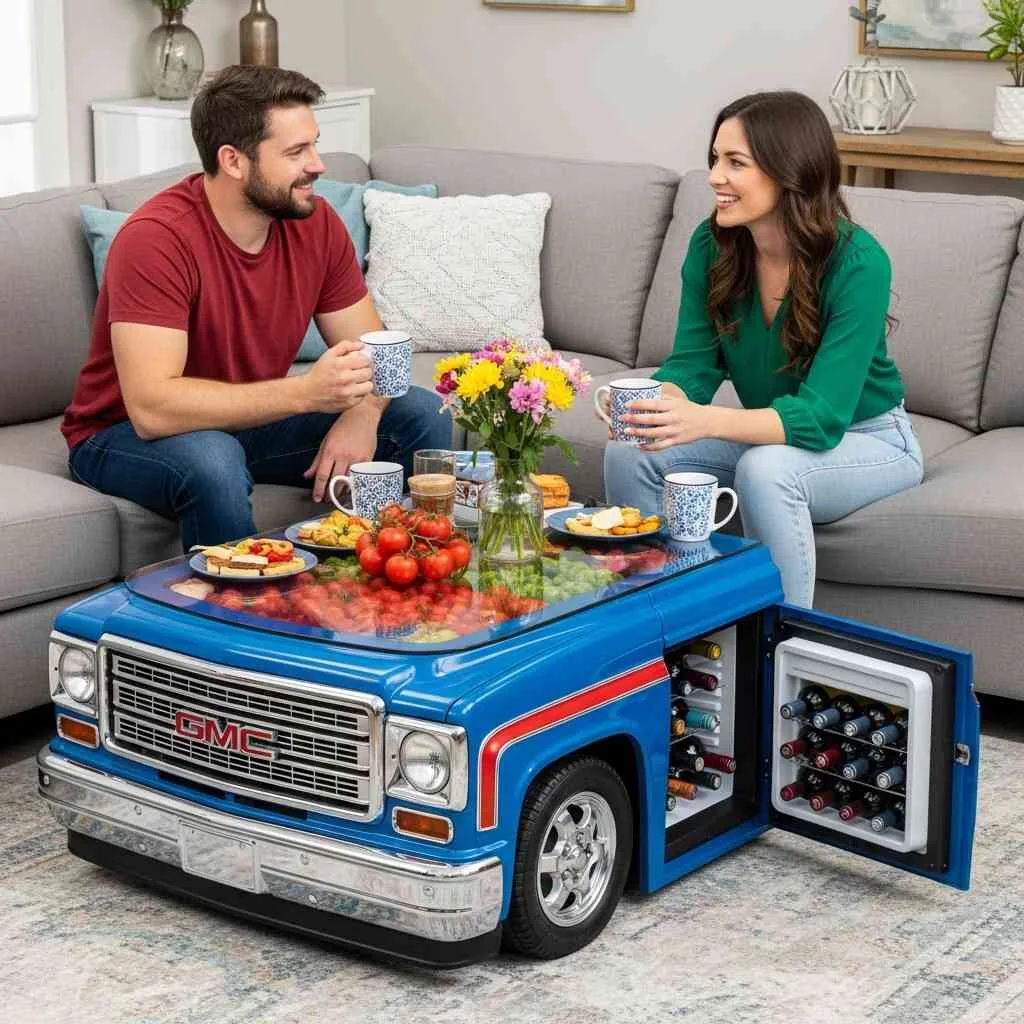 GMC Coffee Tables: Turning Classic Trucks into Living Room Icons