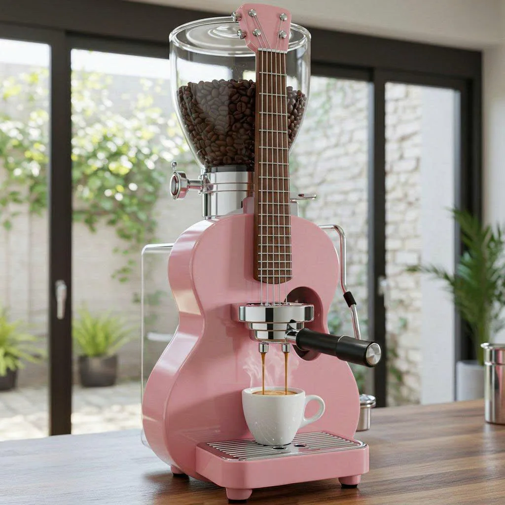 Brew in Tune: Guitar Coffee Makers for Music Lovers