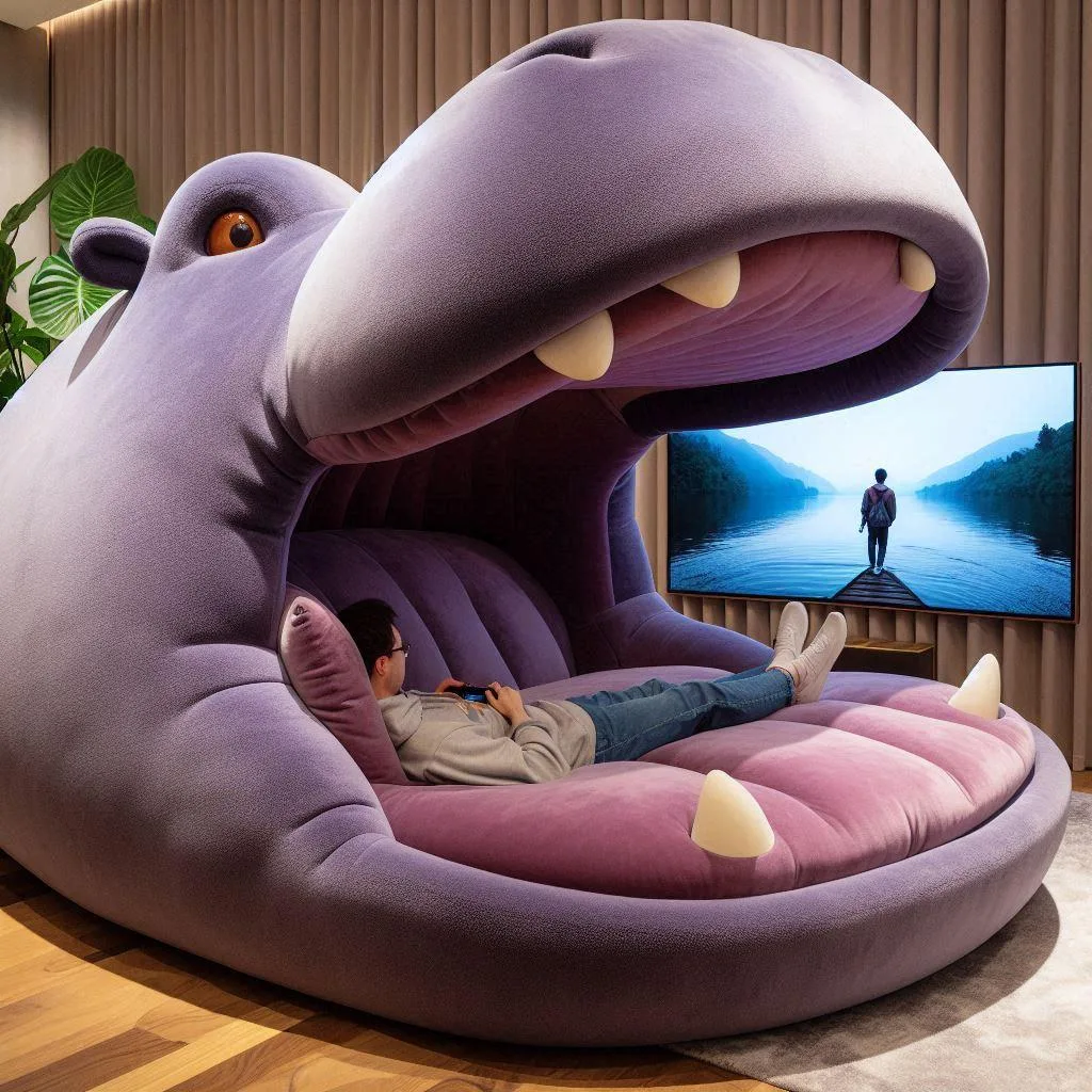 How to Build Your Own Hippo Lounger Den