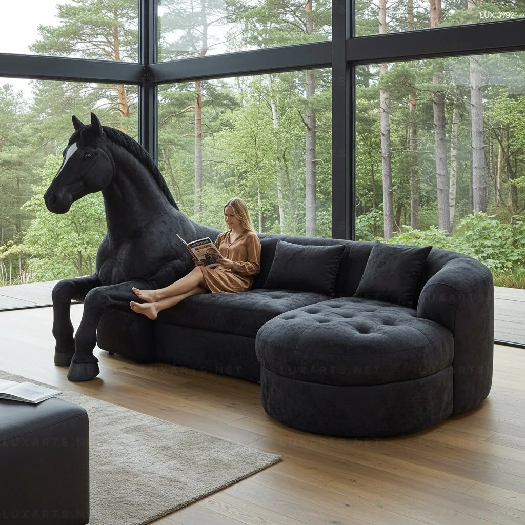The Horse Sofa: A Playful and Cozy Fusion for Modern Homes