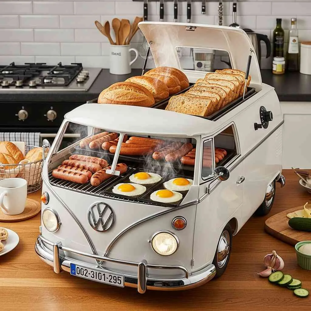Retro VW Breakfast Stations - A Nostalgic Journey to Vintage Culinary Delights
