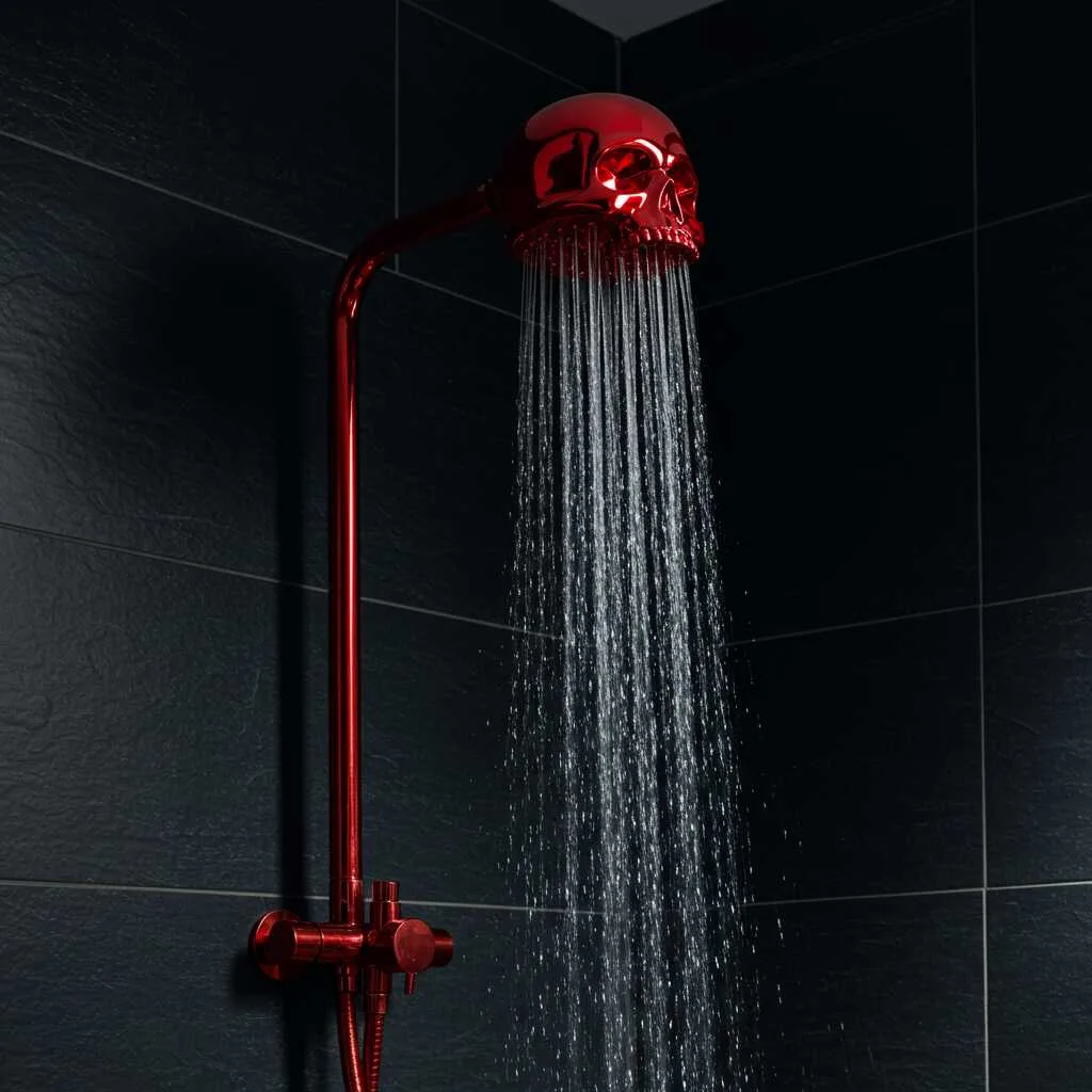 Transform Your Bathroom Experience with the Skull Shower - An Artistic Upgrade for Modern Homes