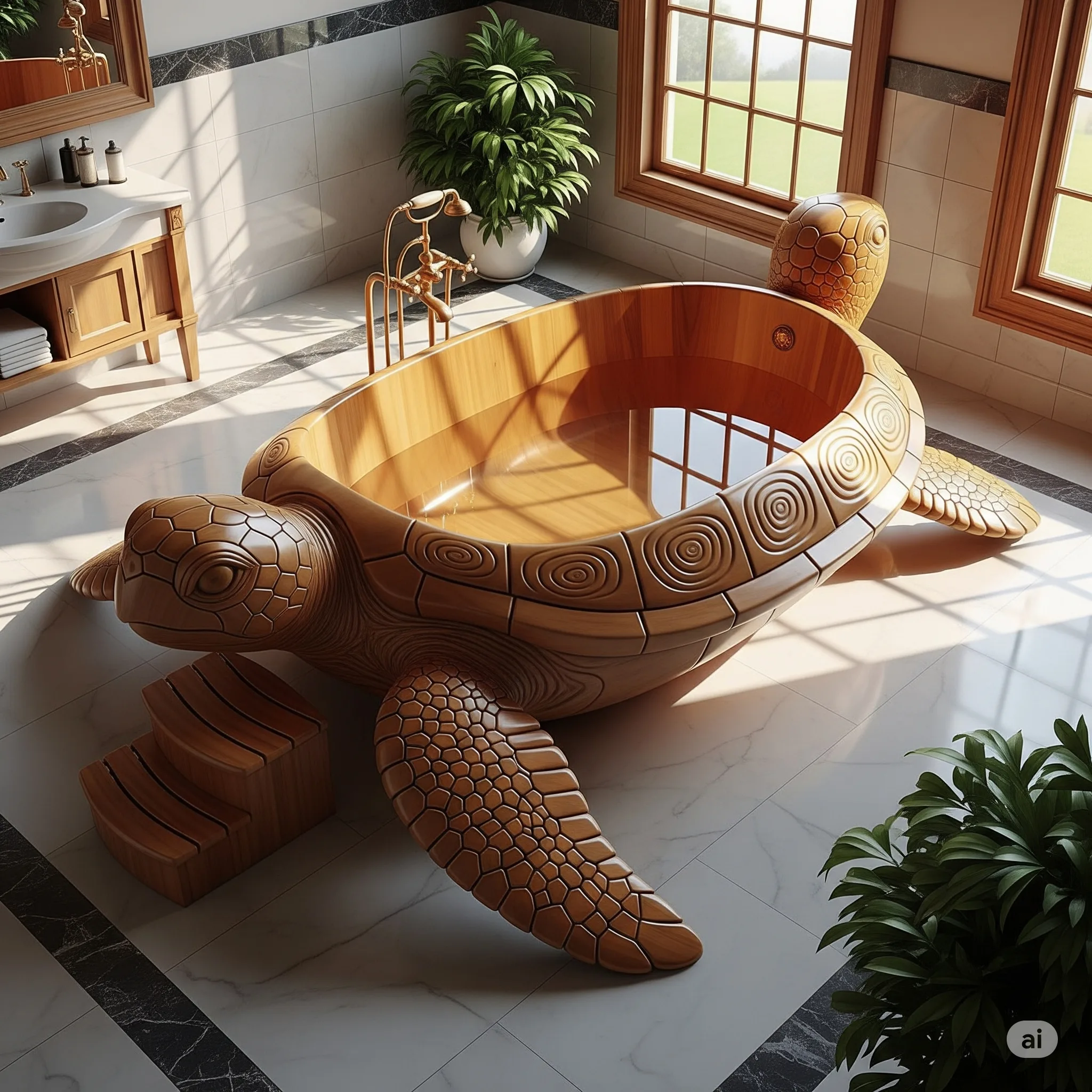 A Spa Retreat in Turtle Form