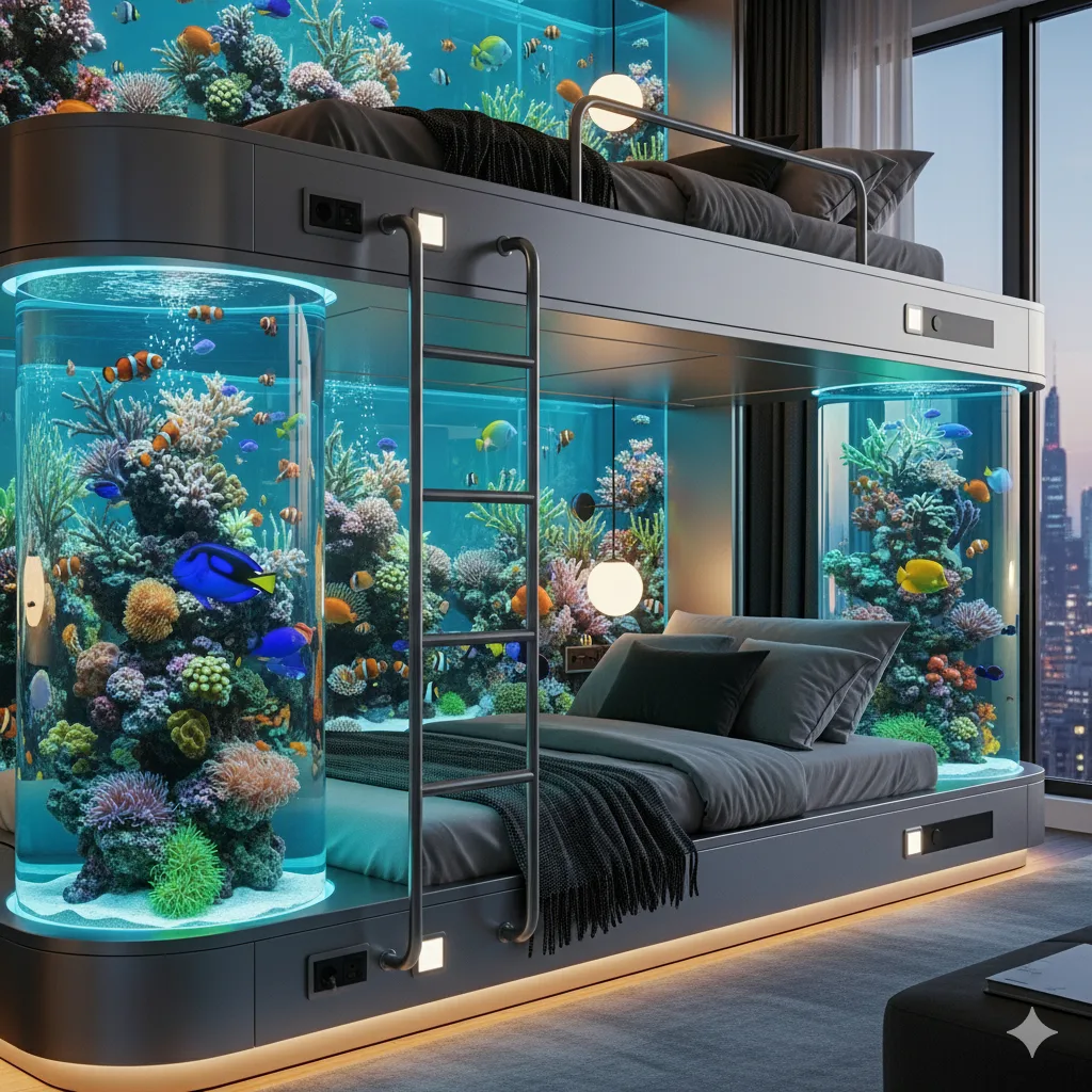 Practical Examples and Inspiration for Aquarium Bunk Beds