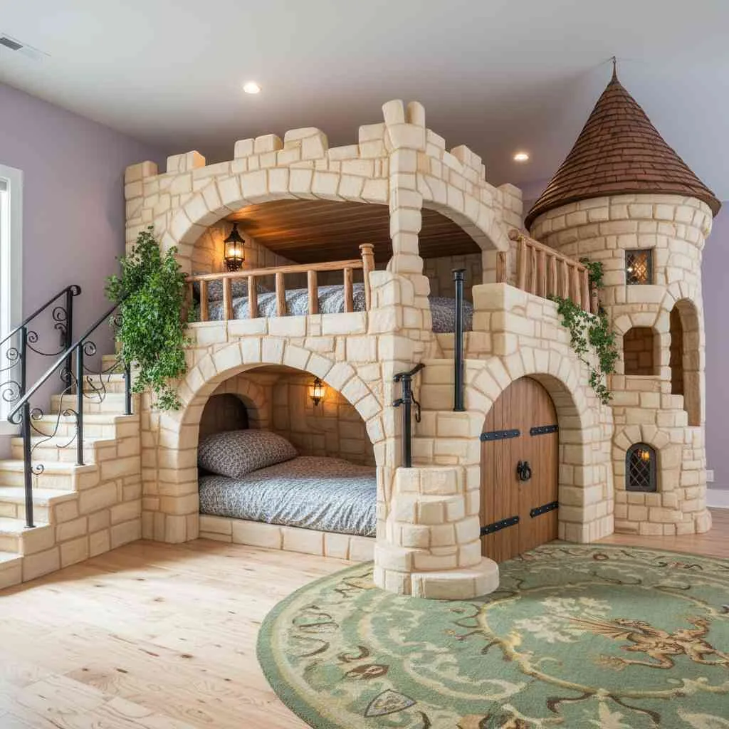 Themed Disney or Fairytale Castle Bunk Beds