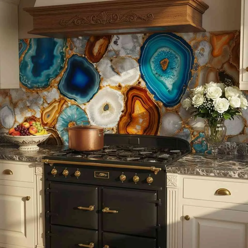 Practical Tips for Incorporating Geode Backsplashes in Your Design Scheme