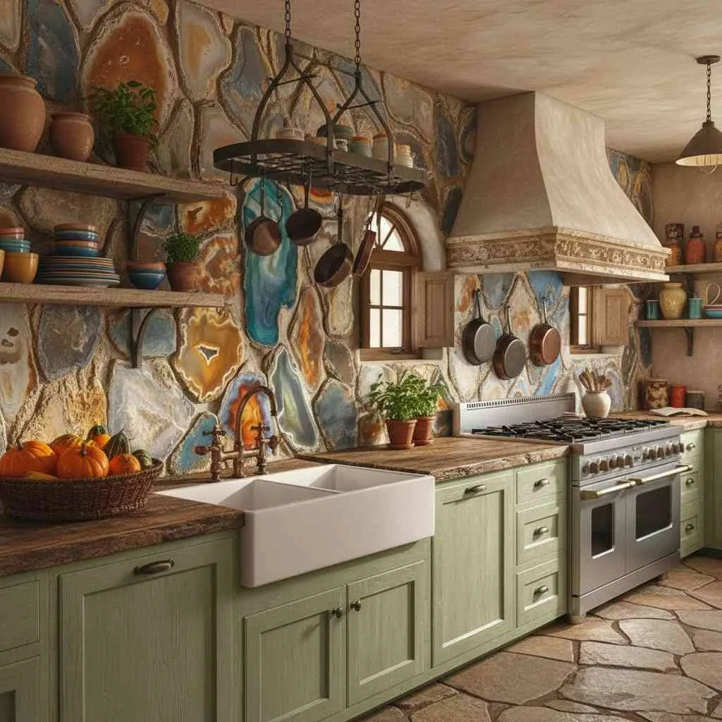 Comparing Geode Backsplashes to Other Decorative Wall Treatments