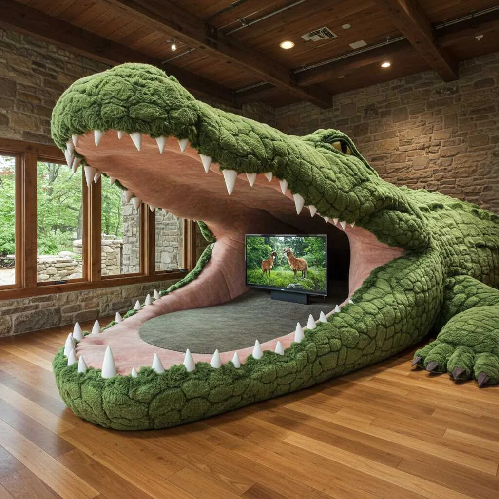 The Origins and Appeal of Giant Animal Mouth Loungers - Why They Capture Our Imagination