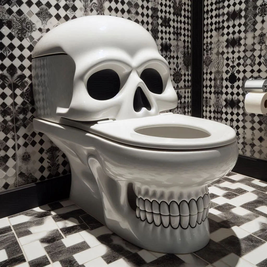 Skull Toilets - The Macabre Marvels of Bathroom Design and Artistry