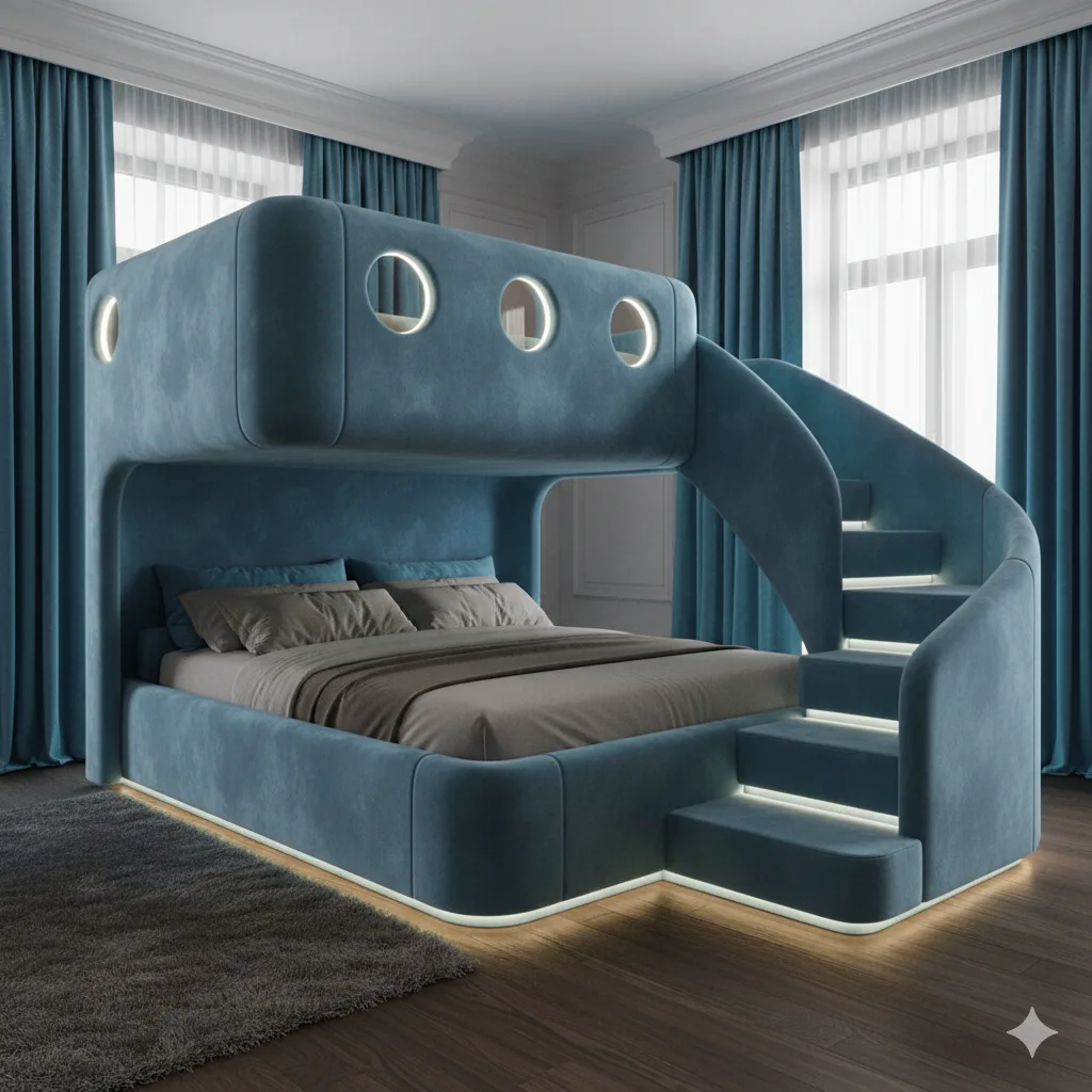 Creating a Cozy Retreat with Velvet Bunk Beds
