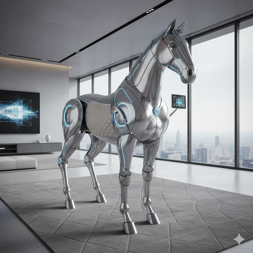 Practical Usage of An E-Horse - Implementing Technology in Daily Horse Care