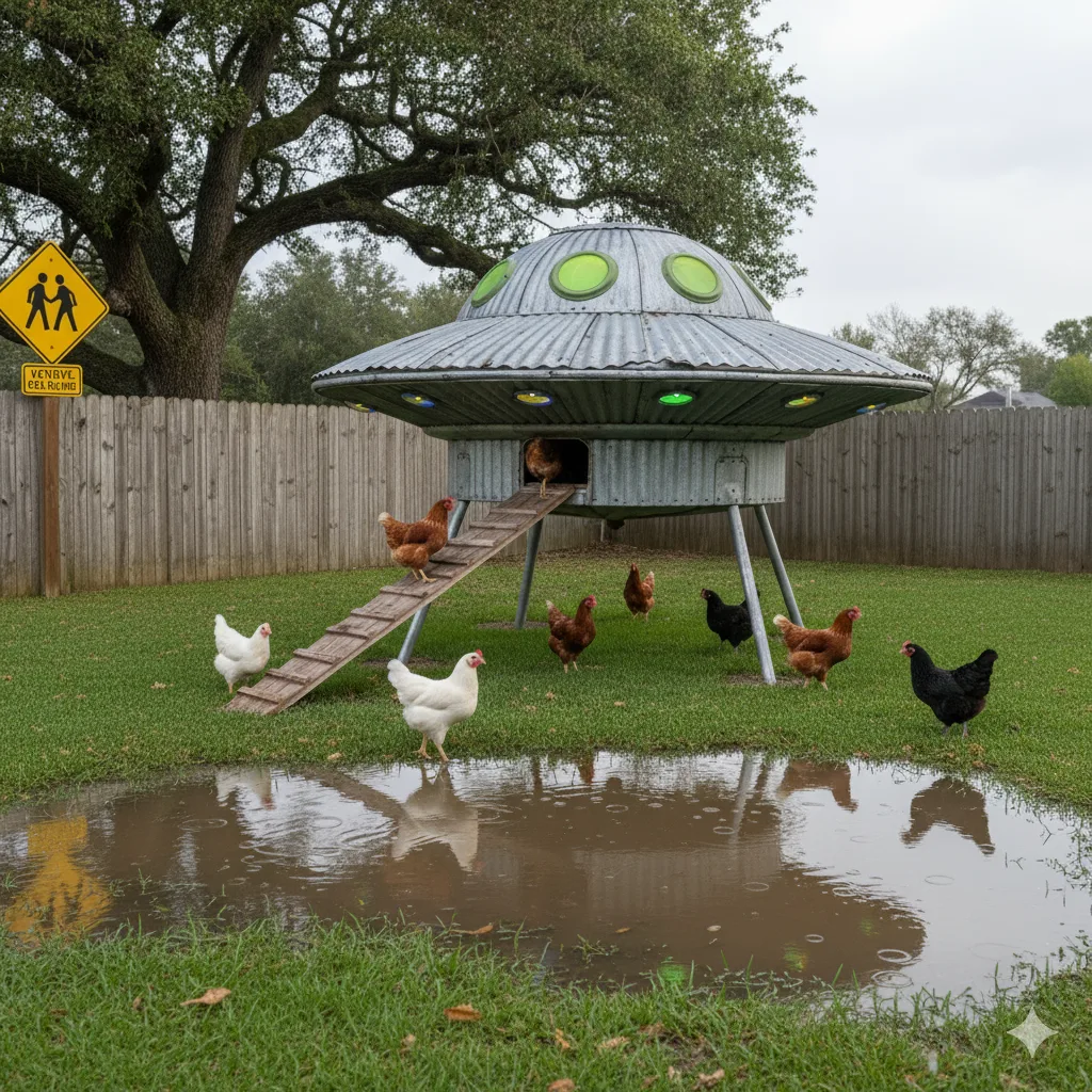 The Benefits of Choosing a UFO Shaped Chicken Coop