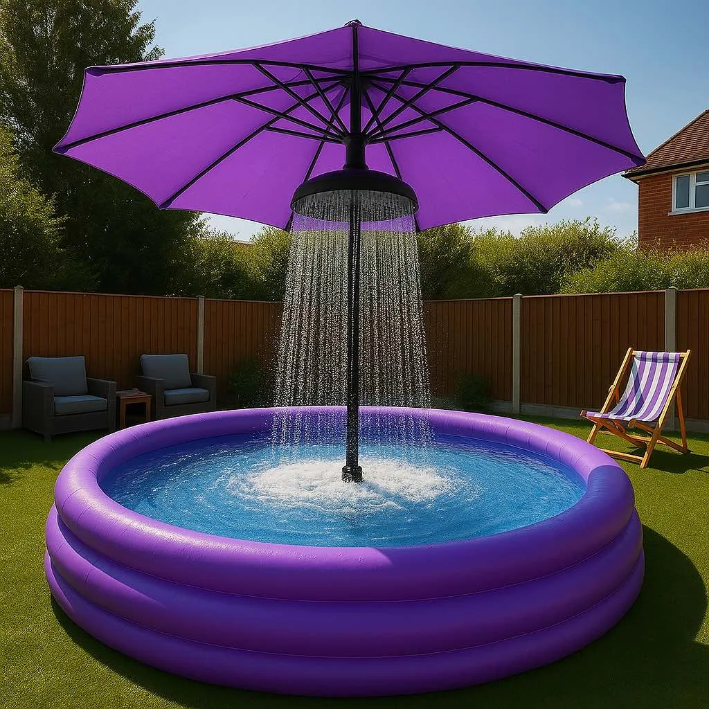 The Concept of the Umbrella Shower Pool - A Luxurious Water Retreat