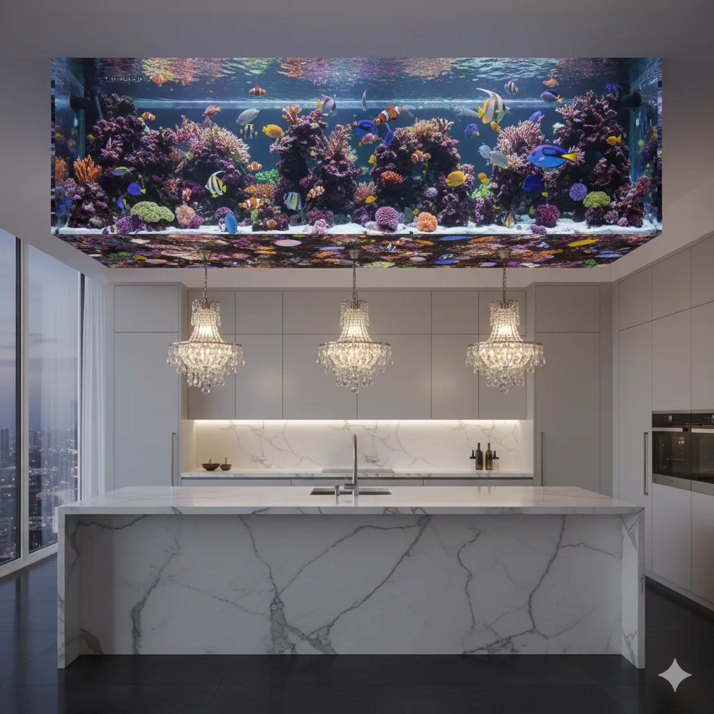 Illuminating Your Culinary Space: The Charm of Aquarium Kitchen Island Chandeliers