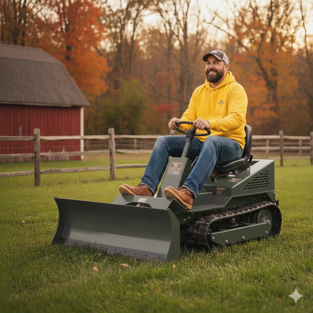 Revolutionizing Lawn Maintenance: The Rise of the Bulldozer Lawn Mower for Heavy-Duty Gardens and Land Clearing