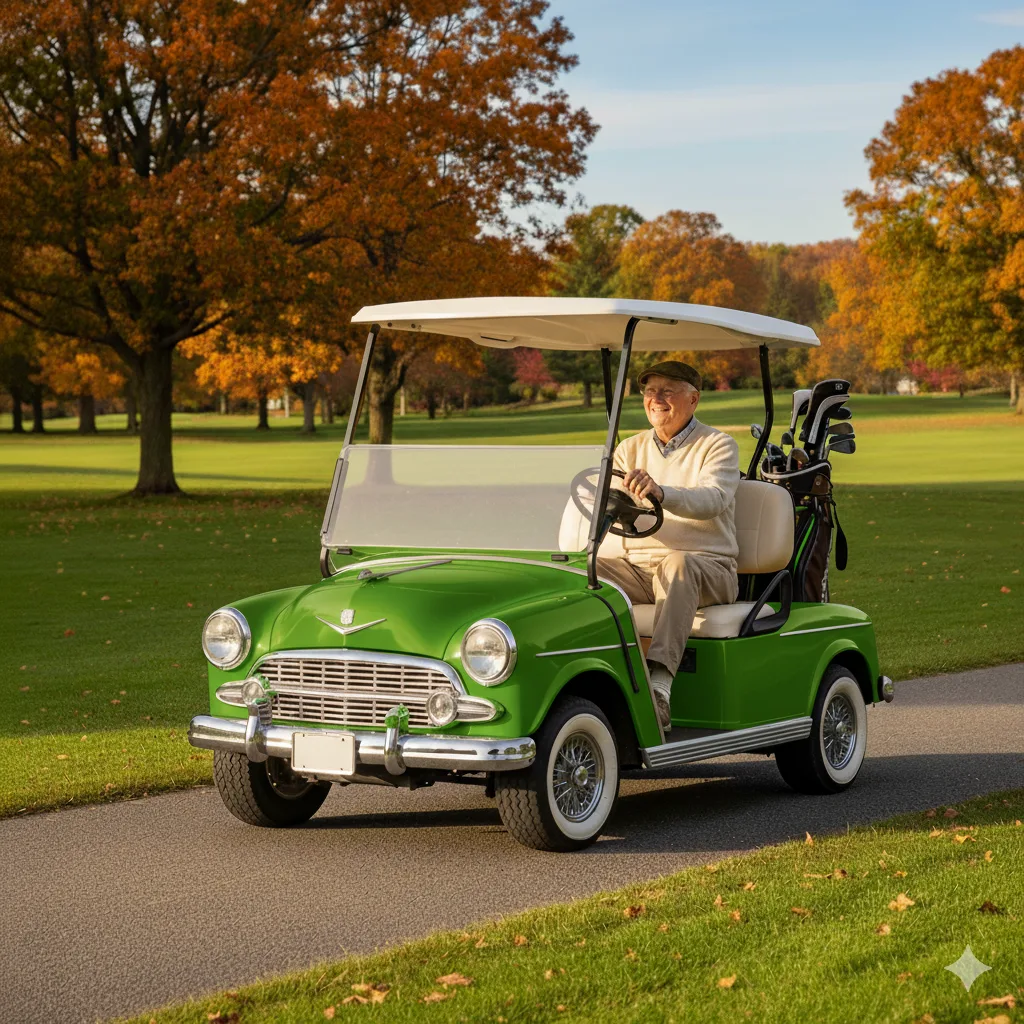 Revving Up Style and Sustainability - Exploring the Charm of Classic Car Golf Carts