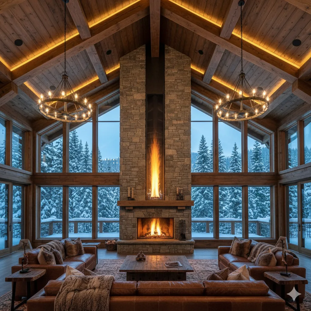 Matching Fireplace Style to Cabin Architecture