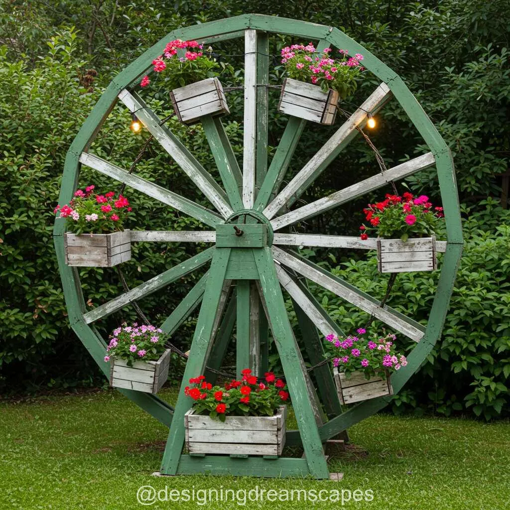 The Enchanting Allure of the Garden Ferris Wheel - A Whimsical Ride into Nature and Nostalgia