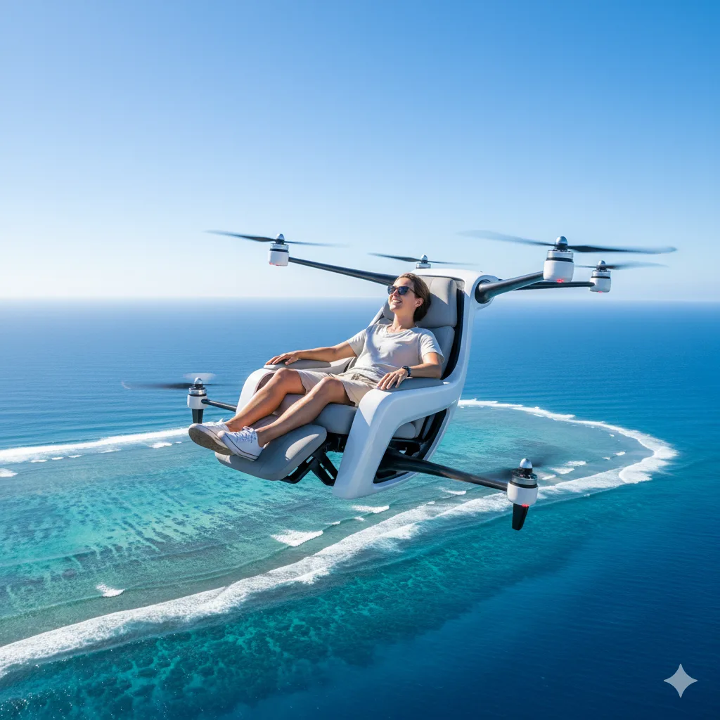 The Future of Relaxation and Photography - Exploring the Versatility of the Recliner Drone