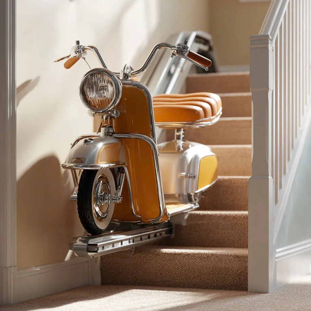 The Origins and Evolution of the Vintage Scooter Stair Lift