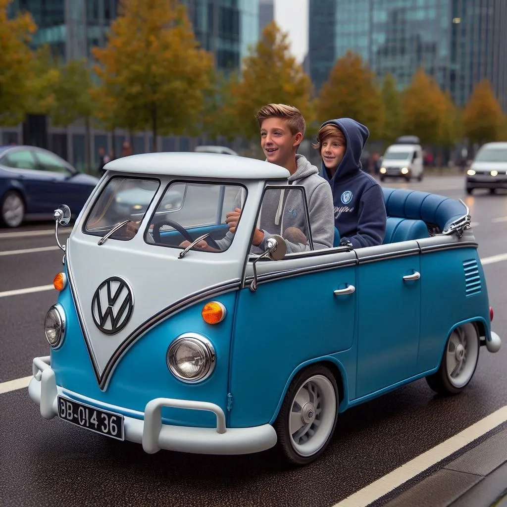 Comparing Different Models and Variants of VW Bus Scooters