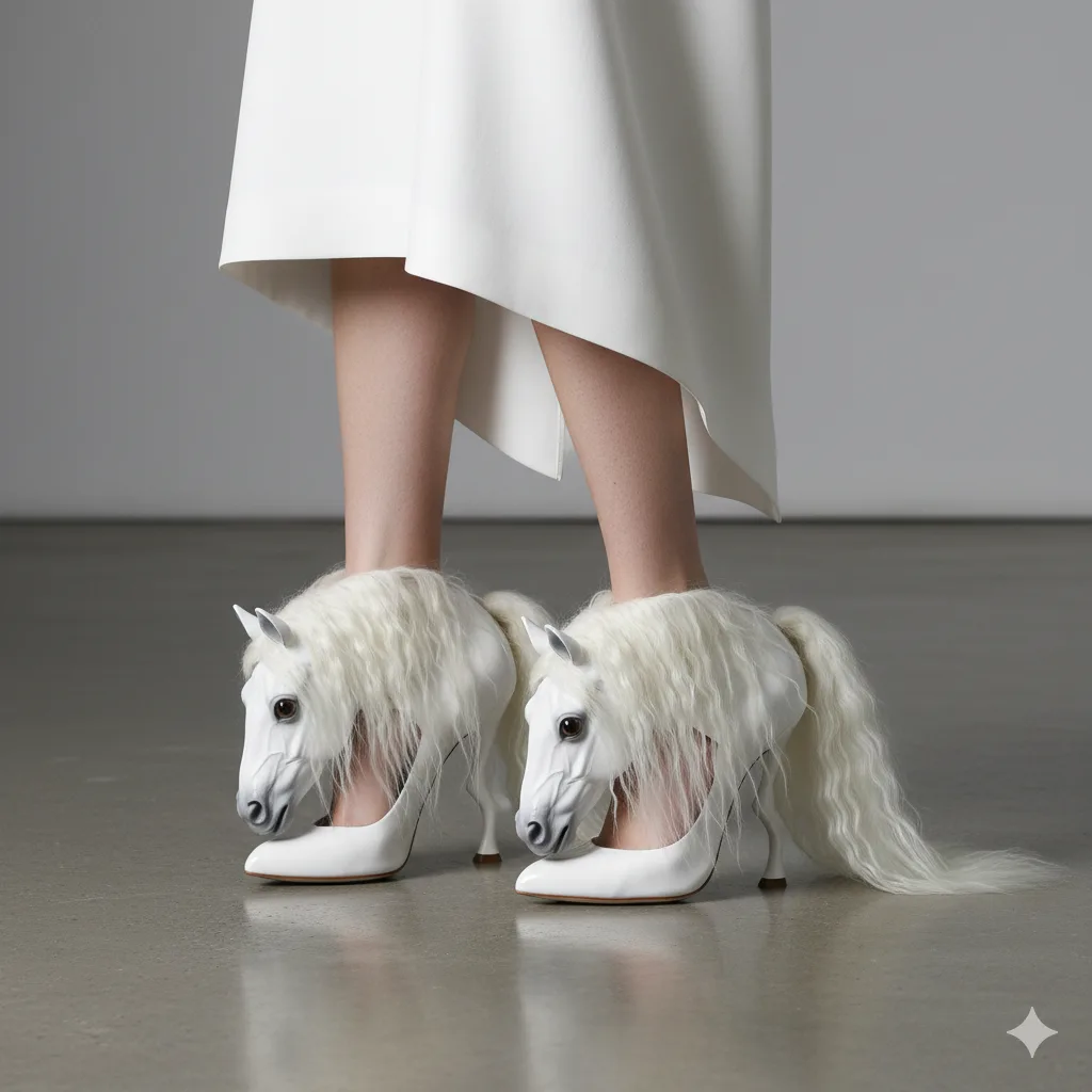 Step Into Style - Discover the Unique Charm of Horse Shaped High Heels