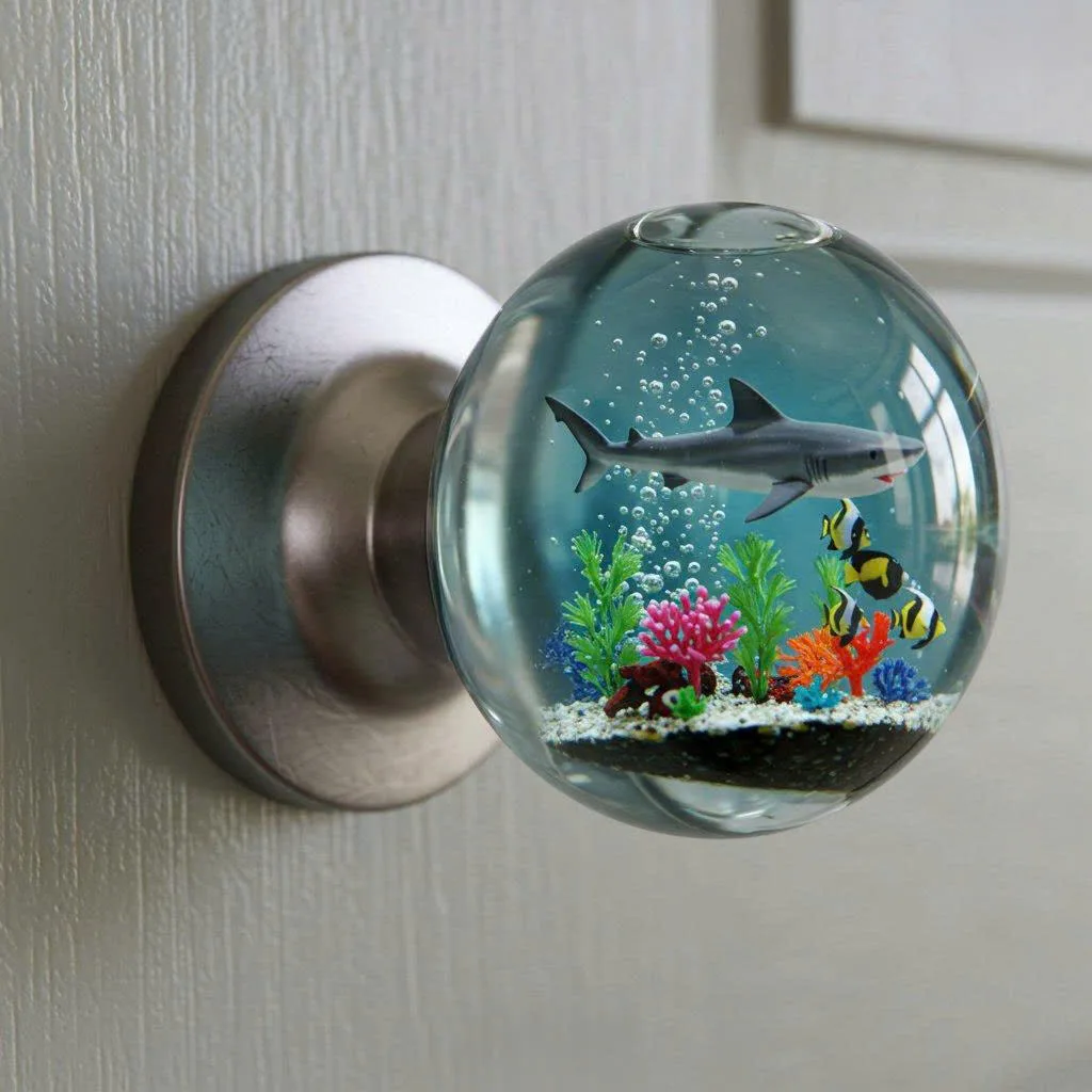 How to Use Faux Aquarium Doorknobs in Your Home Decor