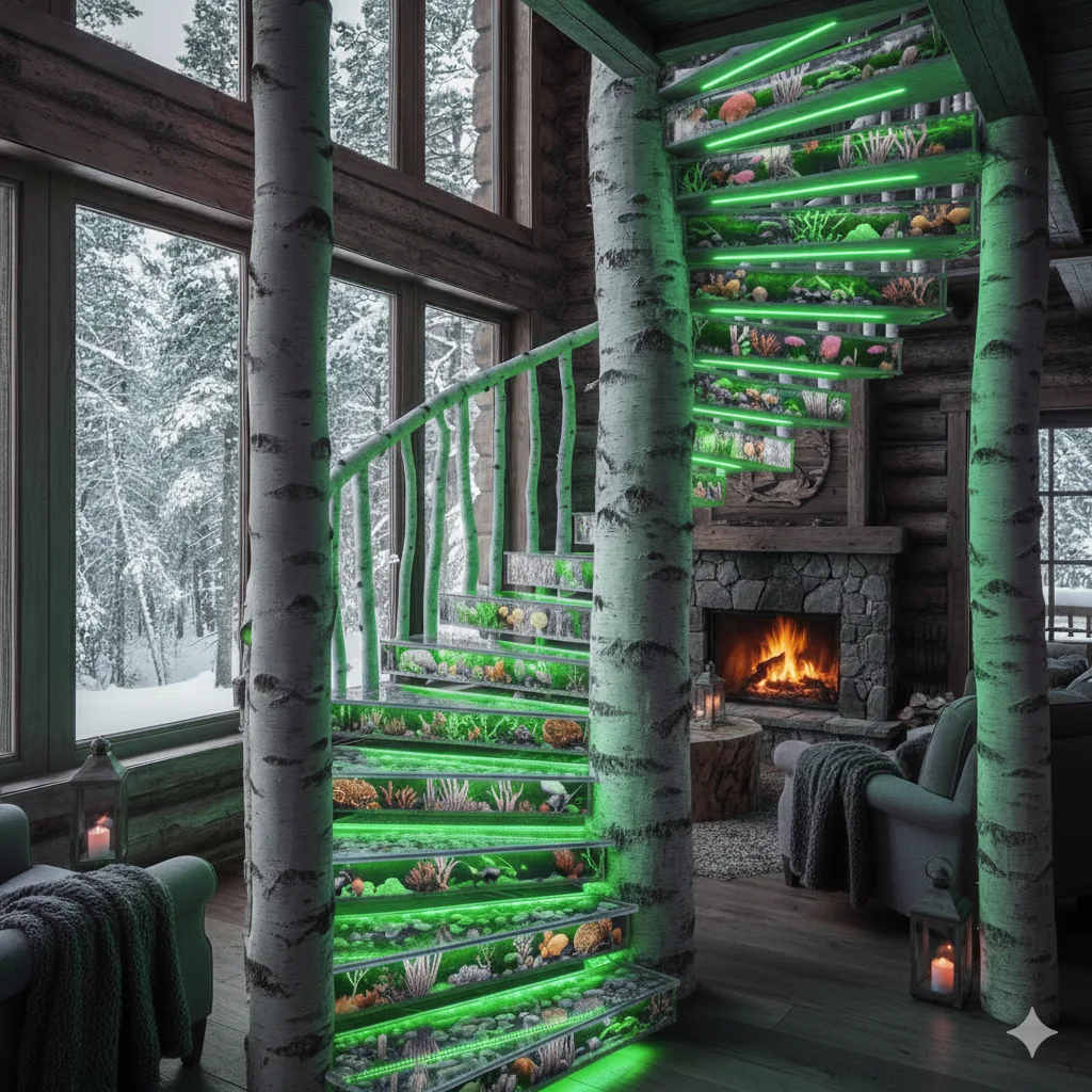 The Artistic Appeal and Practical Benefits of a Birch Tree Staircase