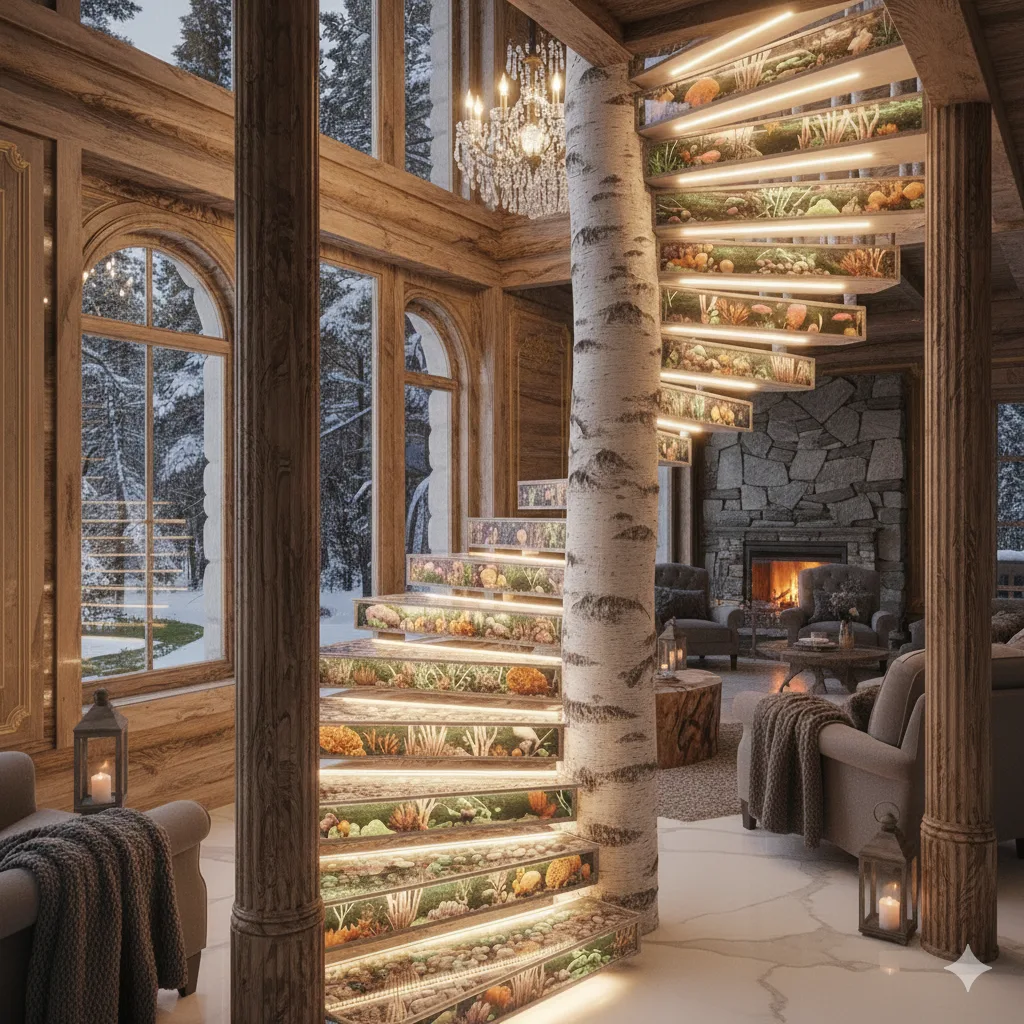 Enhancing Your Garden with a Birch Tree Staircase - A Unique and Elegant Landscape Feature