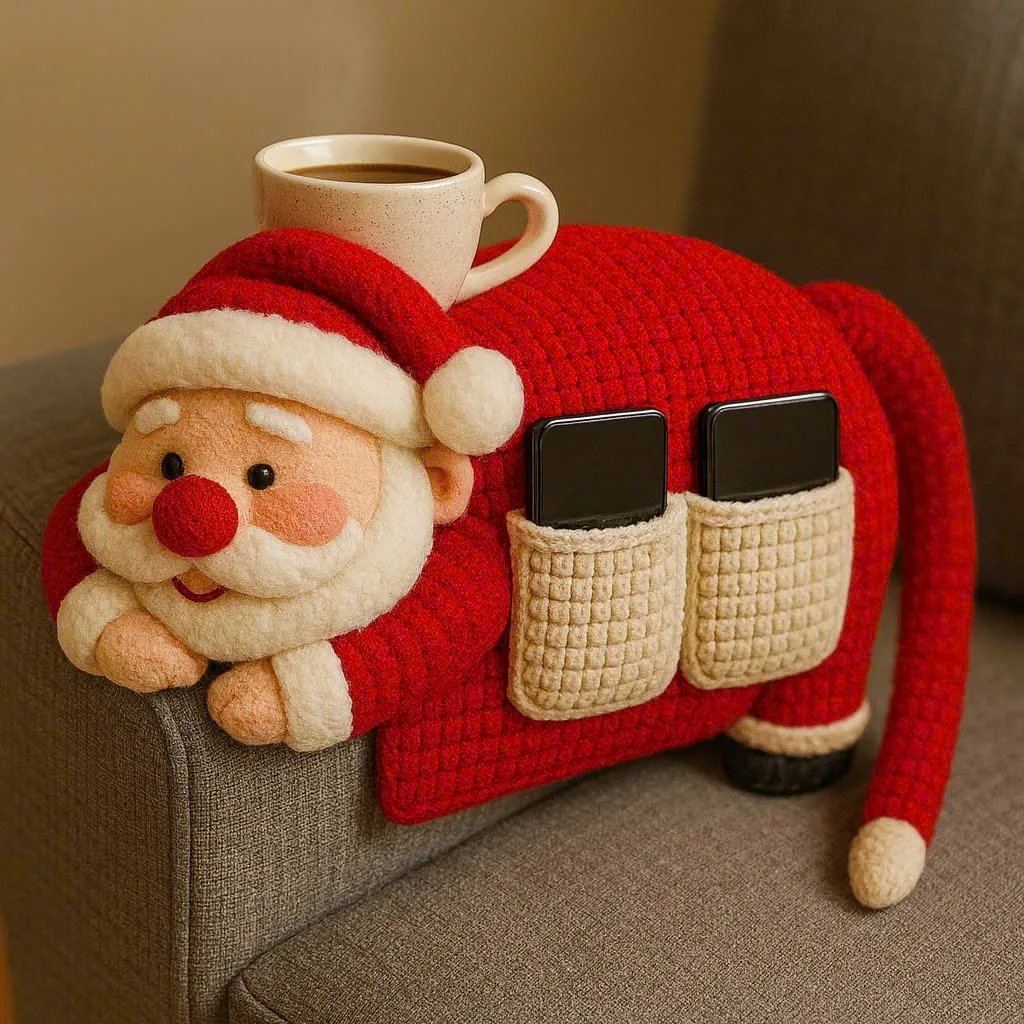 Crafting Your Own Christmas Crochet Sofa Organizer
