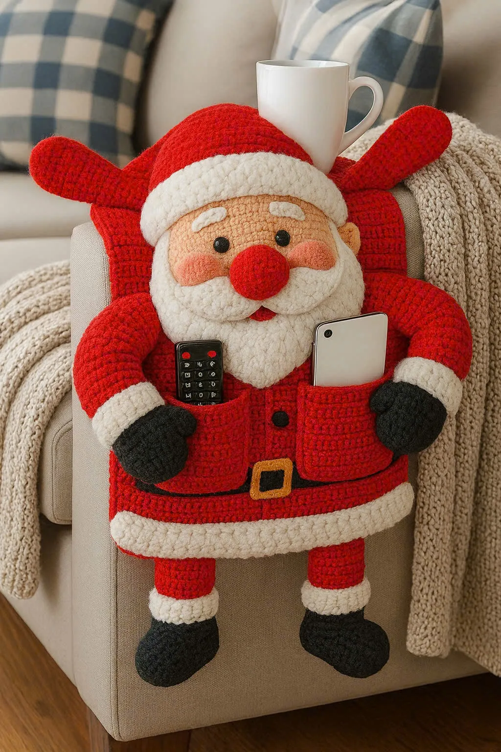 Comparing Different Styles of Christmas Crochet Sofa Organizers