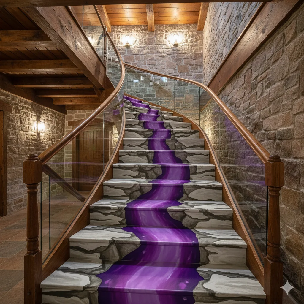 The Beauty of Epoxy Canyon River Staircases