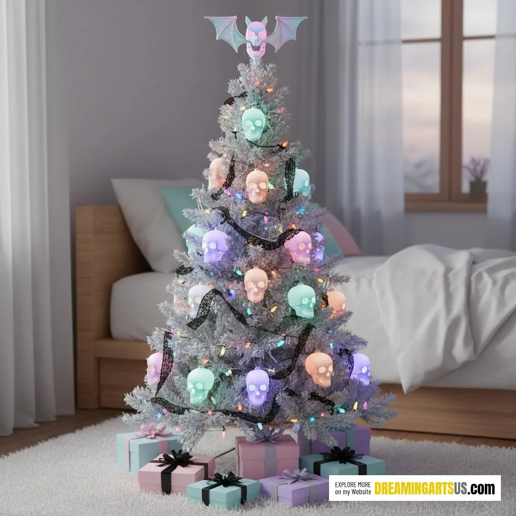 Embrace the Darkly Festive Spirit – Decorating Your Home with a Skull Christmas Tree