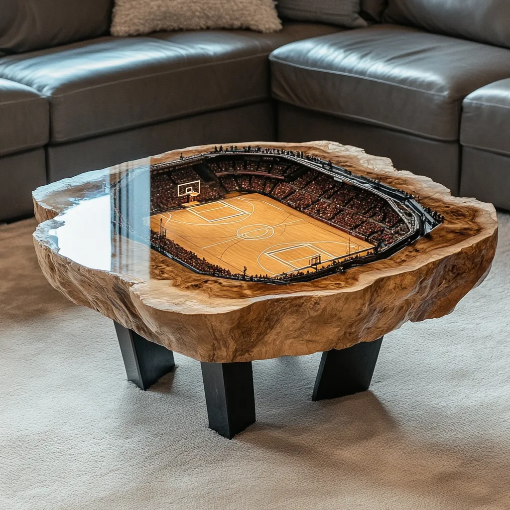 Unveiling the Design and Functionality of the Stadium Coffee Table