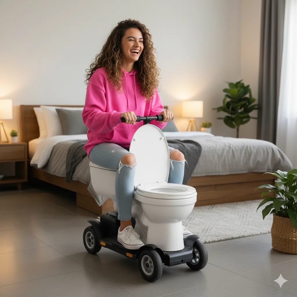 Revolutionizing Mobility - The Future with the Innovative Toilet Scooter