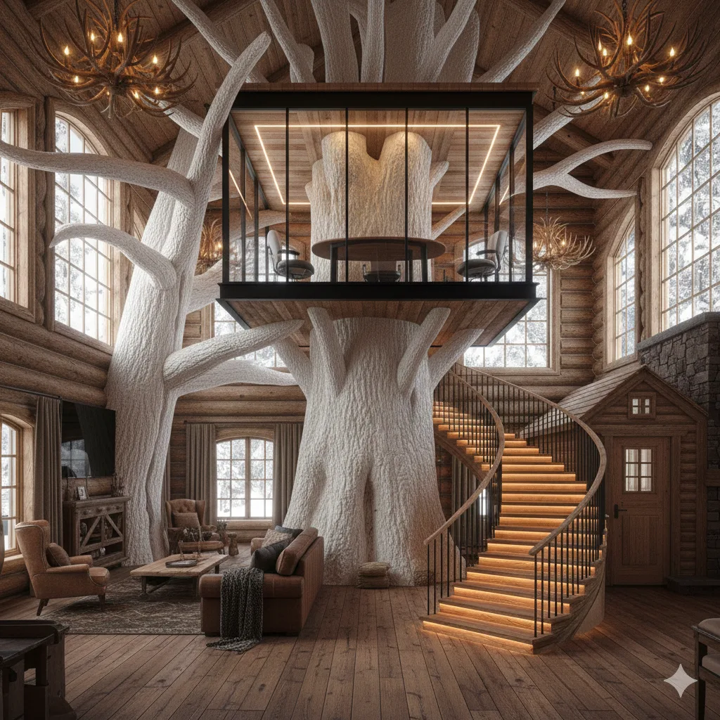 Escape to Creativity and Serenity with a Treehouse Office Loft - Perfect Innovation Hub for Modern Workspaces