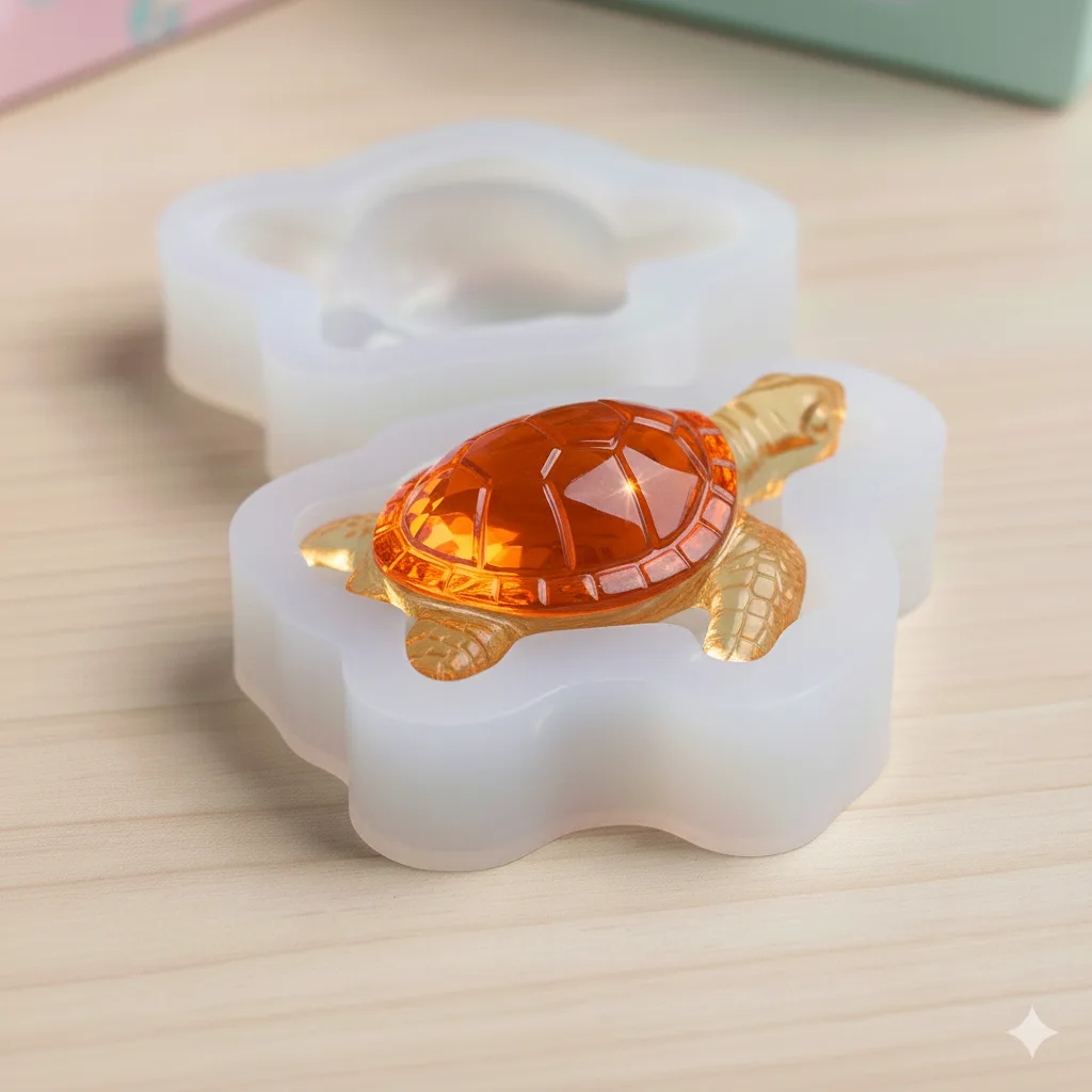 Understanding the Material and Design of the Crystal Sea Turtle Silicone Mold