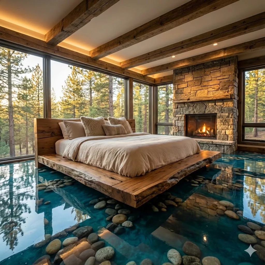 Practical Applications and Design Ideas for Epoxy River Stone Floors