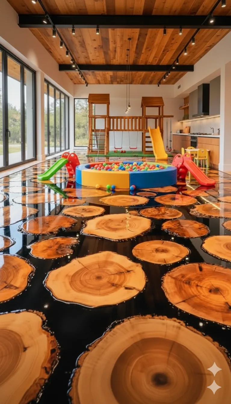 Comparing Black Epoxy Wood Slab Flooring to Other Flooring Options