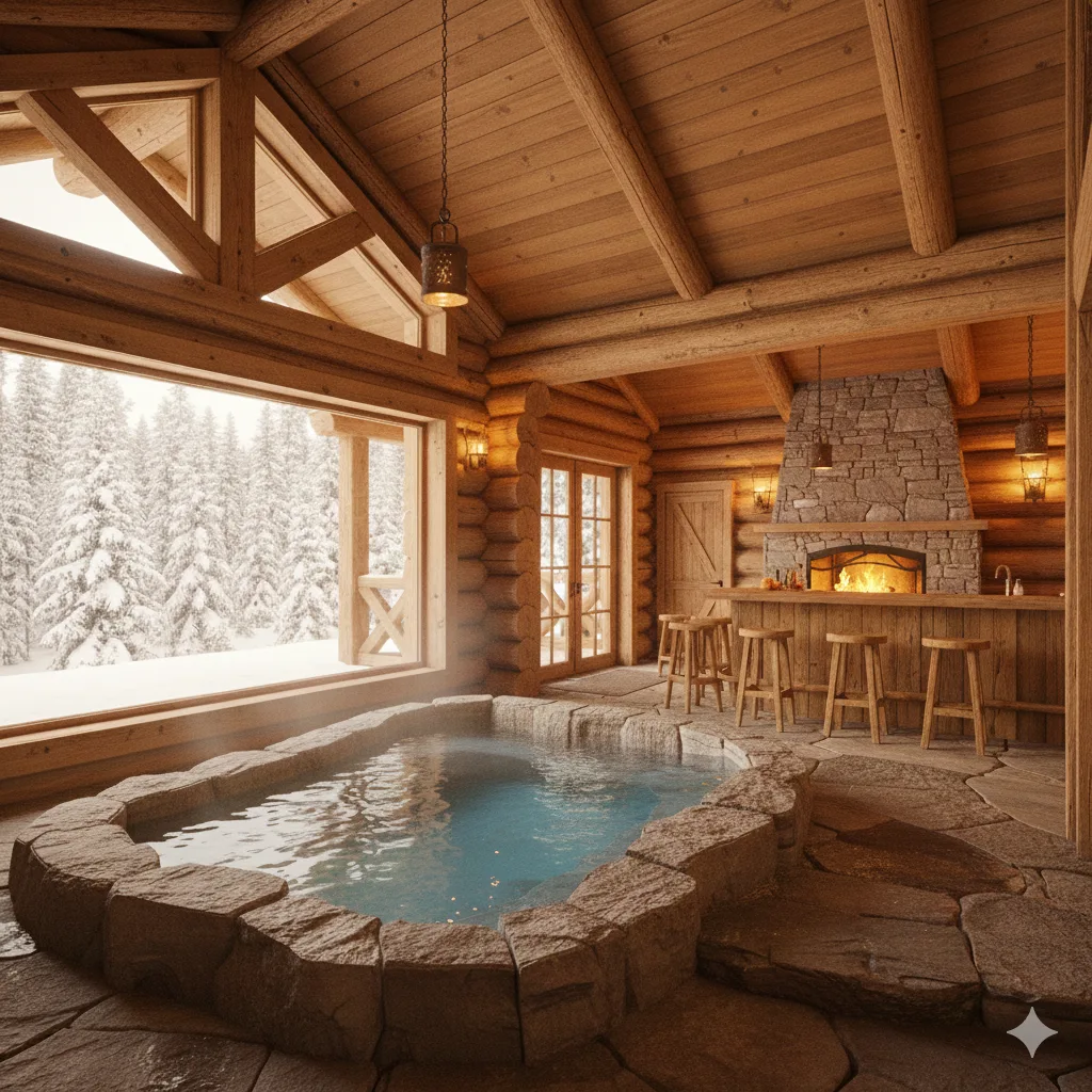 The Benefits of Choosing a Cabin with a Built-in Floor Hot Tub