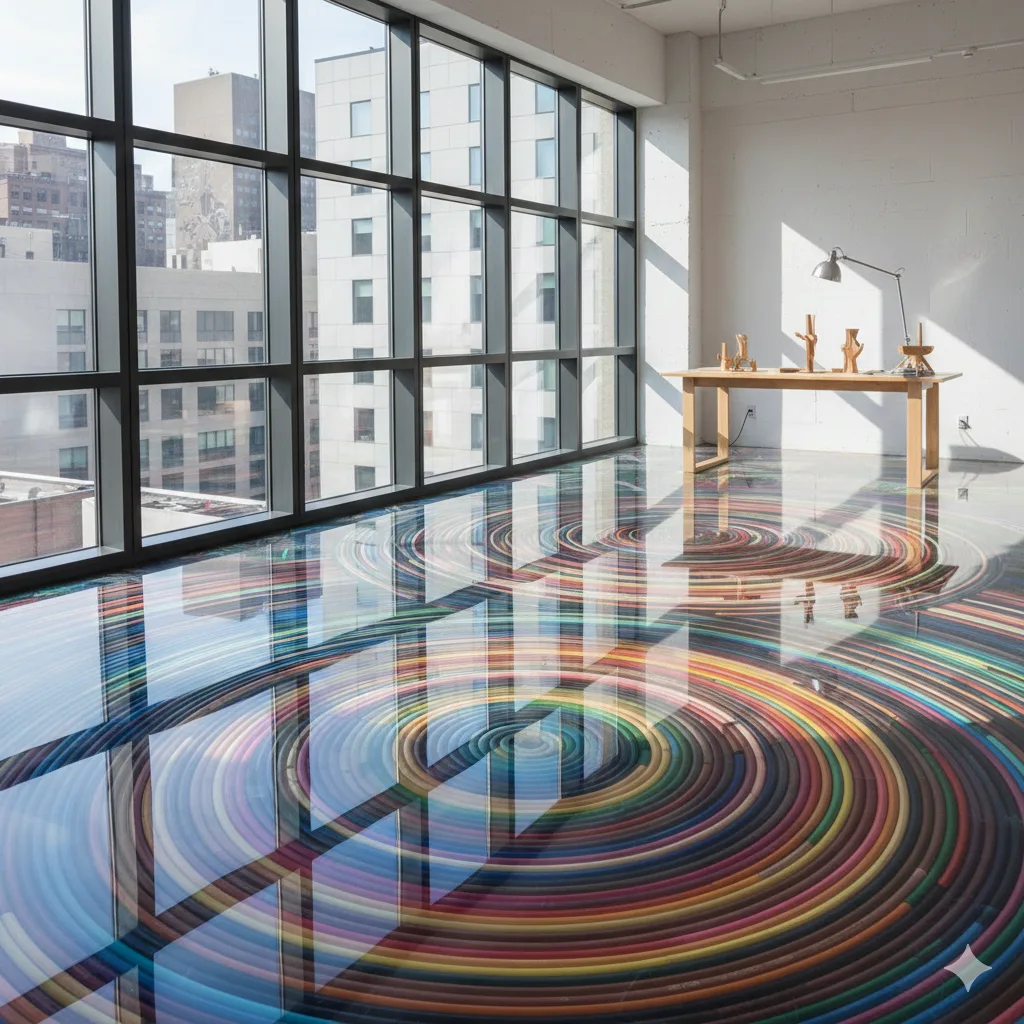 The Vibrant Appeal of Colored Pencil Epoxy Floors – An Artistic Revolution in Flooring Design