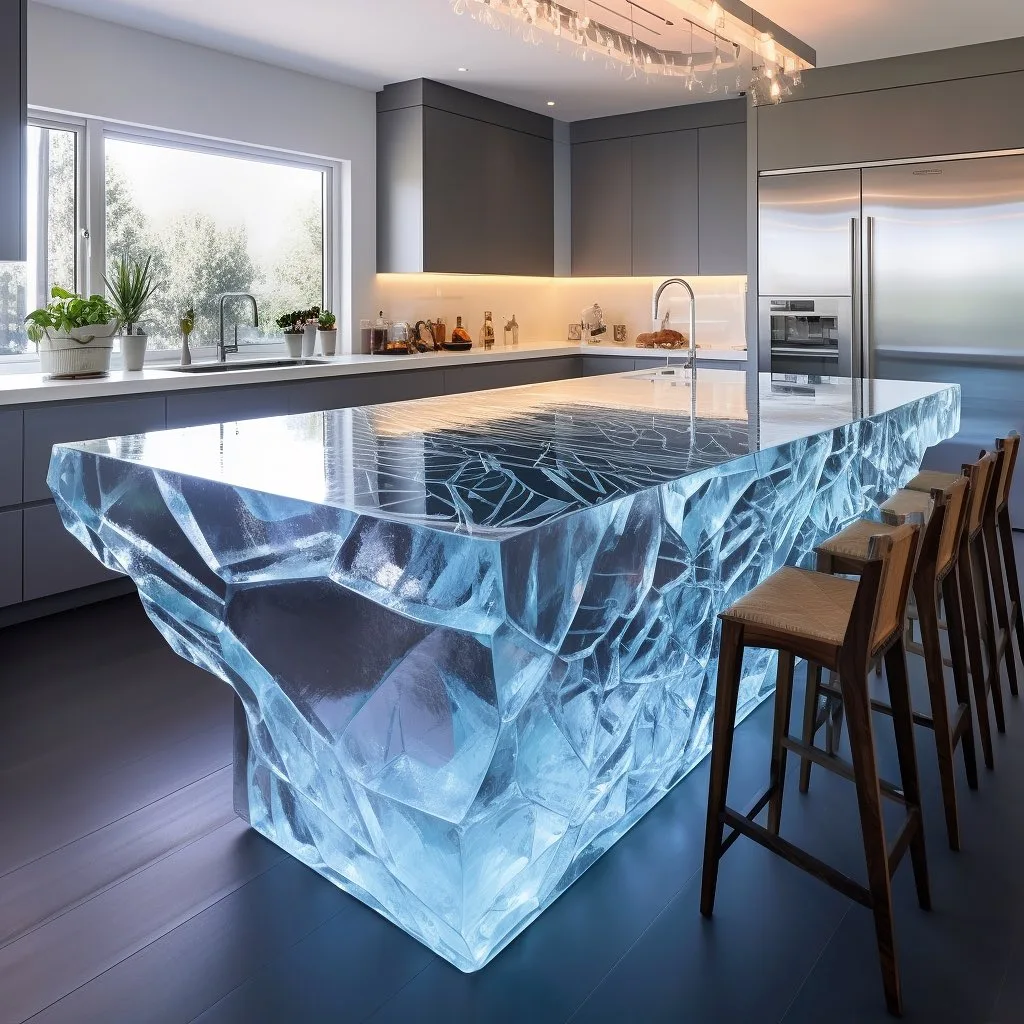 The Magic of a Crystal Kitchen Island - Turning Your Kitchen into a Luxurious Retreat